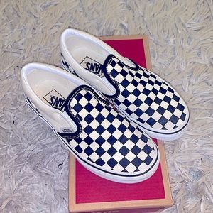 Vans kids Checkerboard Slip-on